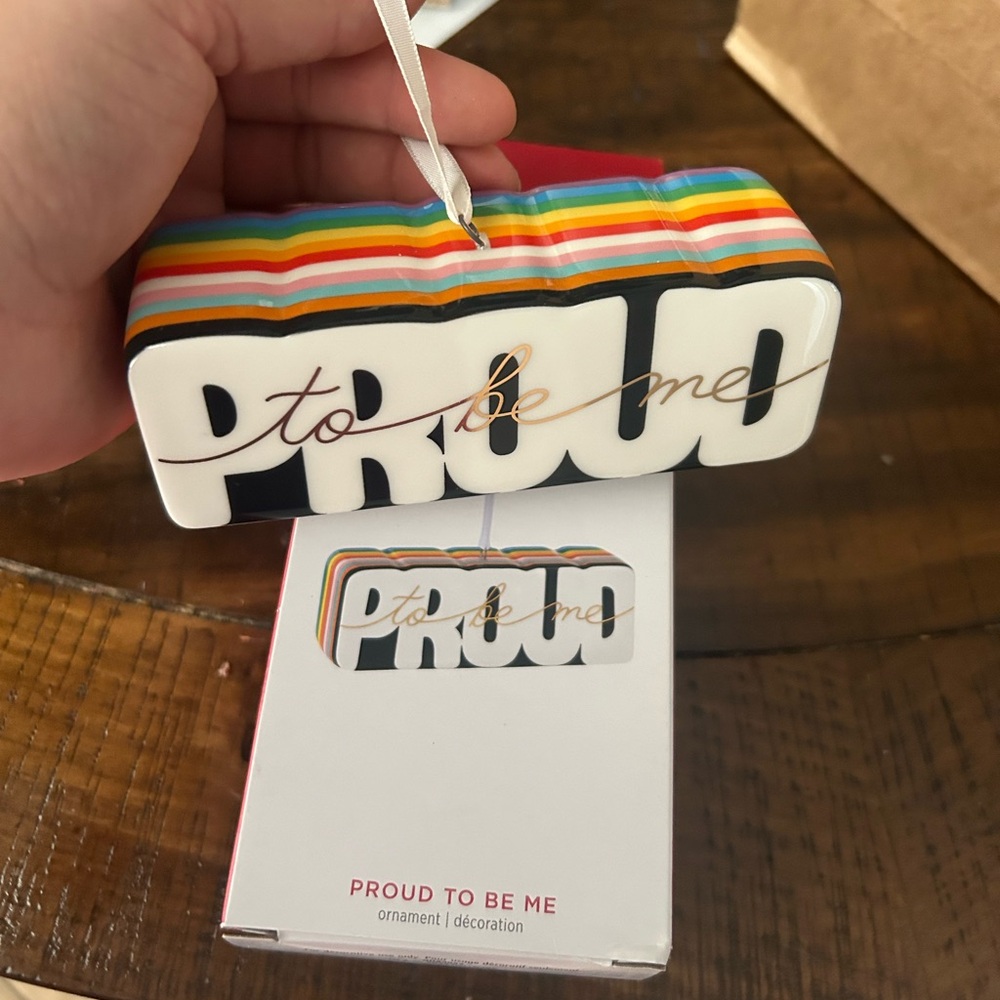 Pride Christmas ornament